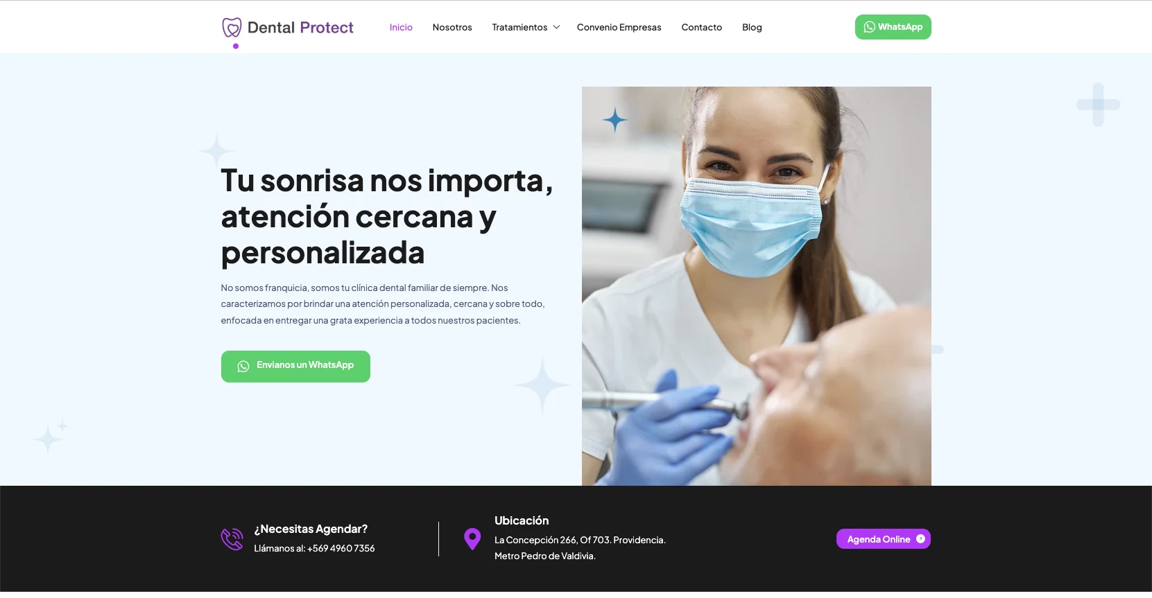 Un sitio que por fin representa la confianza que transmiten en la clínica